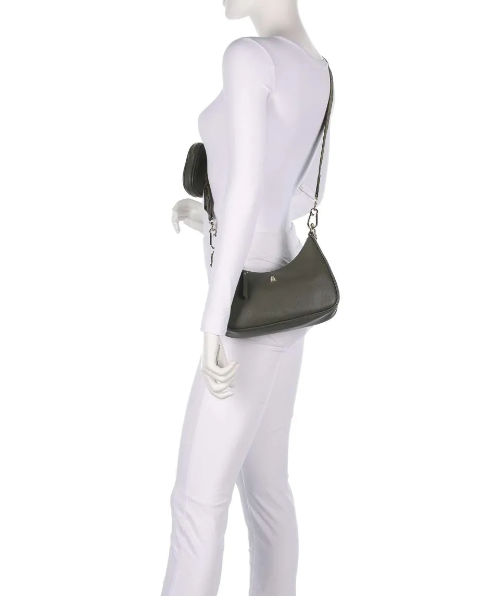 BHABIT Schultertasche Lederimitat khaki