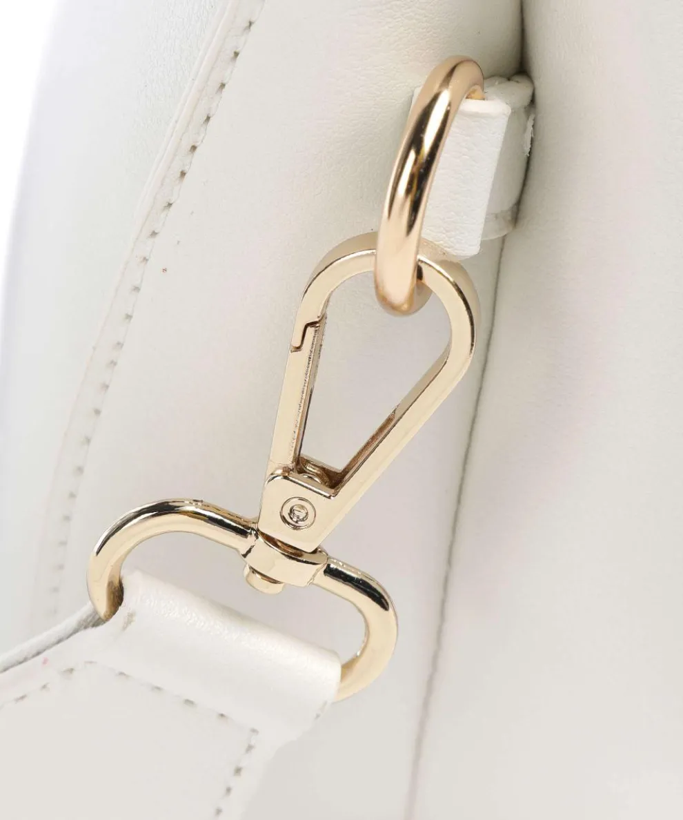 Bigs Umhängetasche Lederimitat weiß