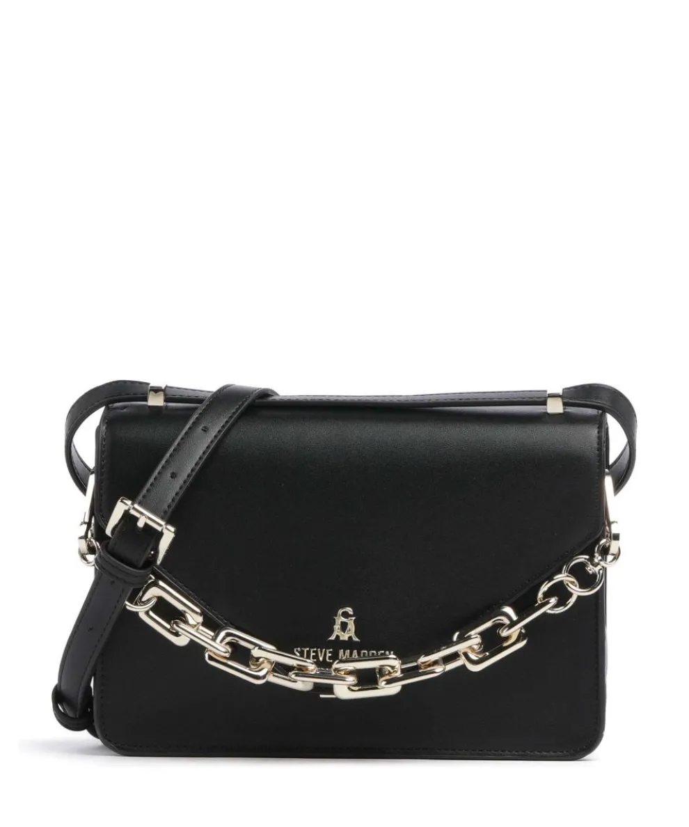 BINDIO-L Schultertasche Lederimitat schwarz