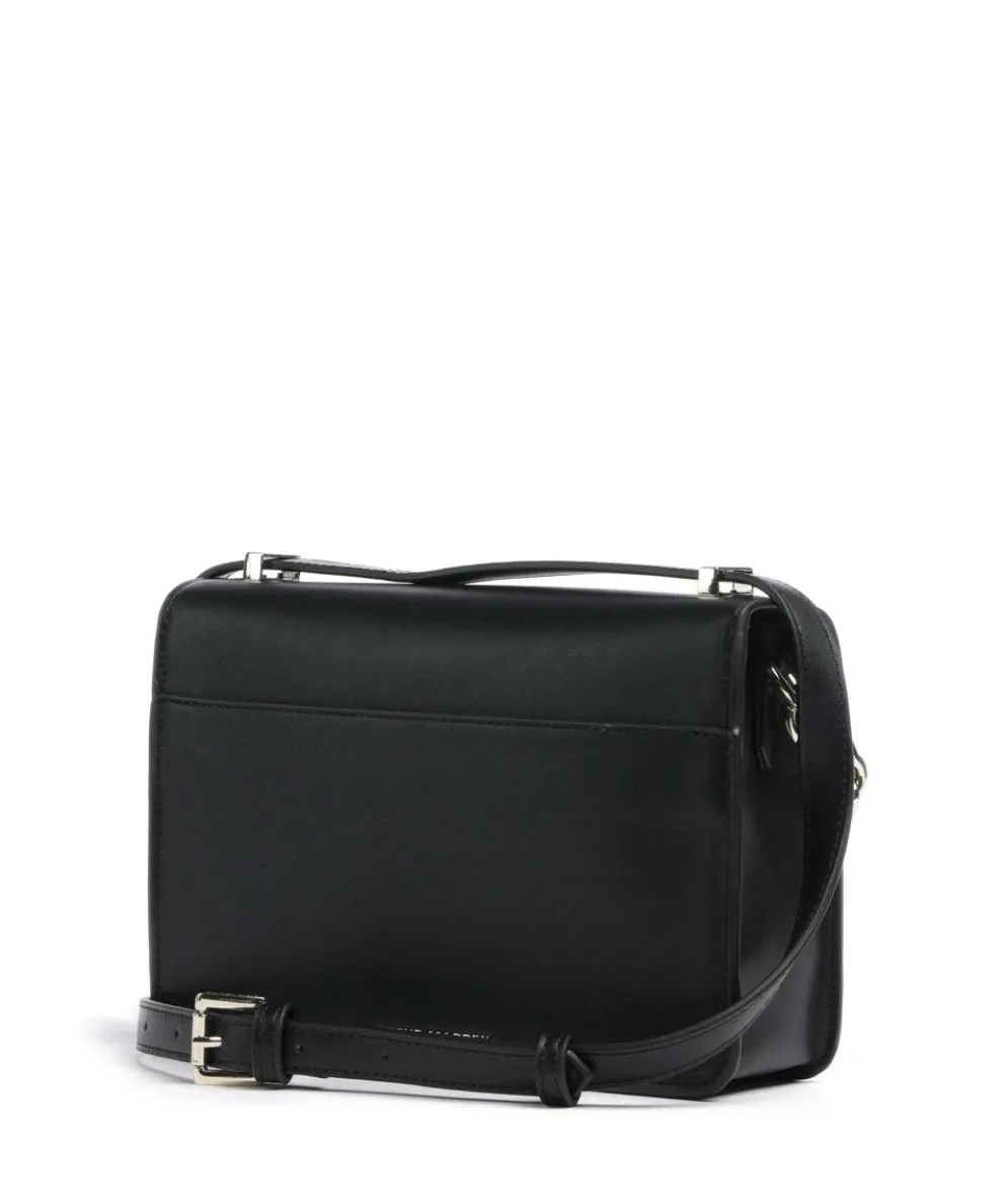 BINDIO-L Schultertasche Lederimitat schwarz