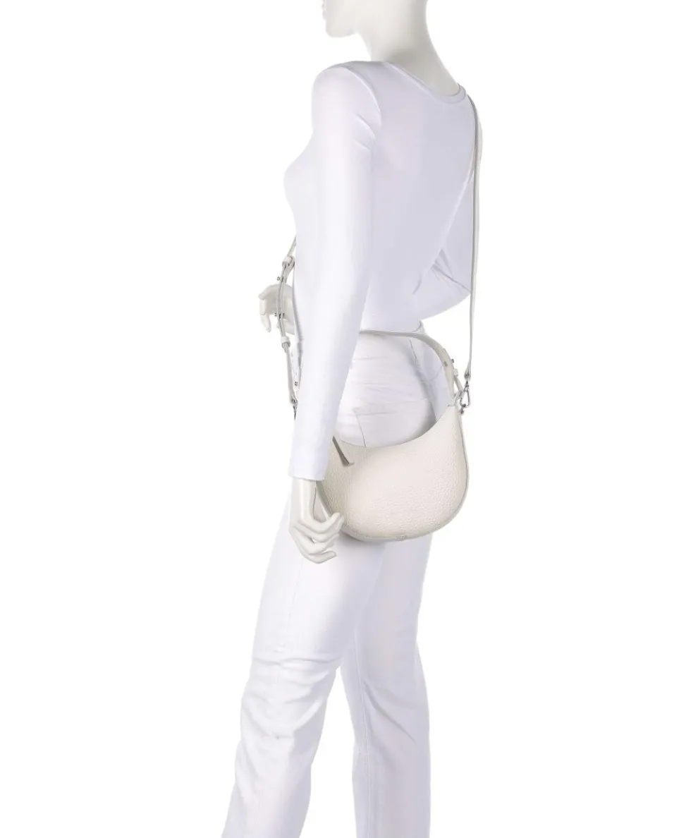 Bira Schultertasche genarbtes Rindsleder creme