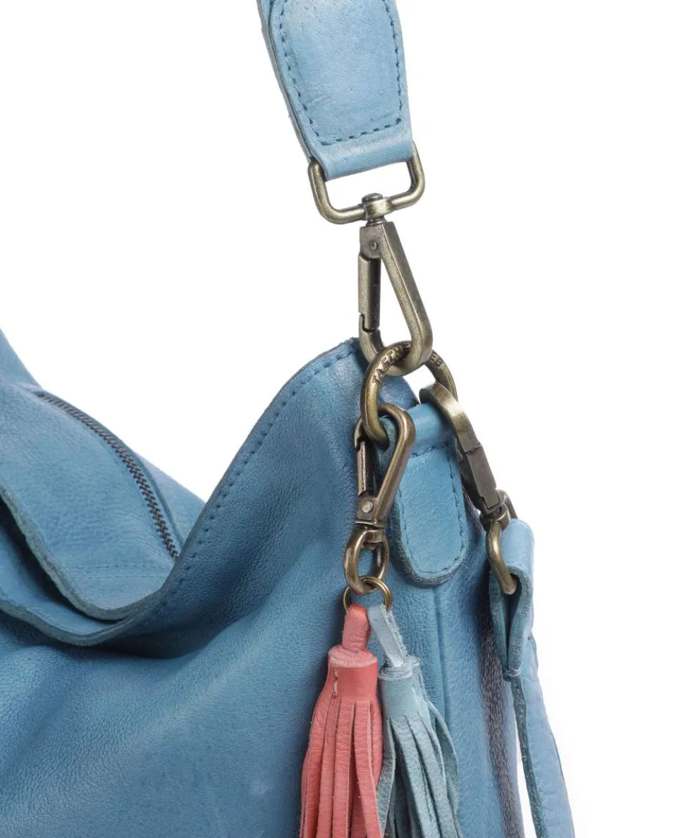 Paoliweg 2 Beuteltasche genarbtes Rindsleder blau