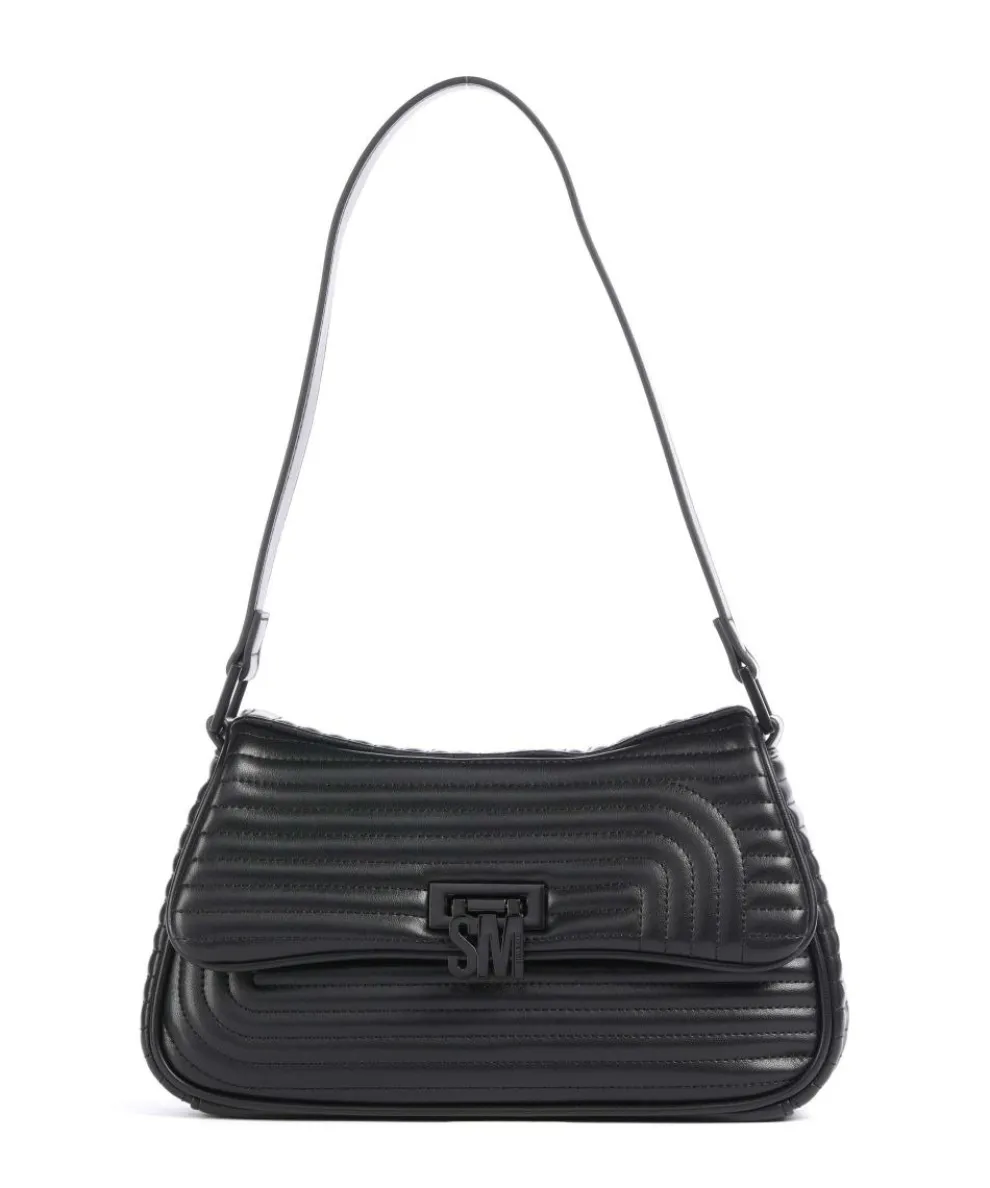 BKES Schultertasche Lederimitat schwarz