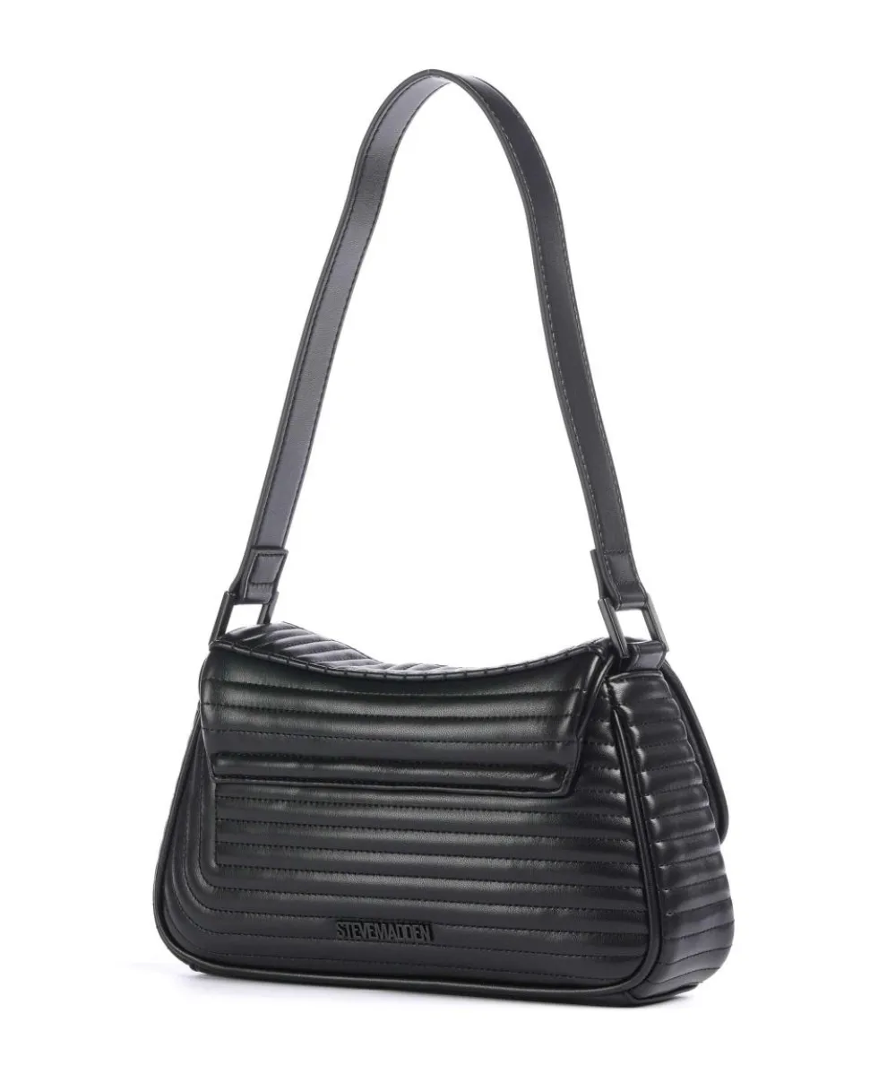 BKES Schultertasche Lederimitat schwarz