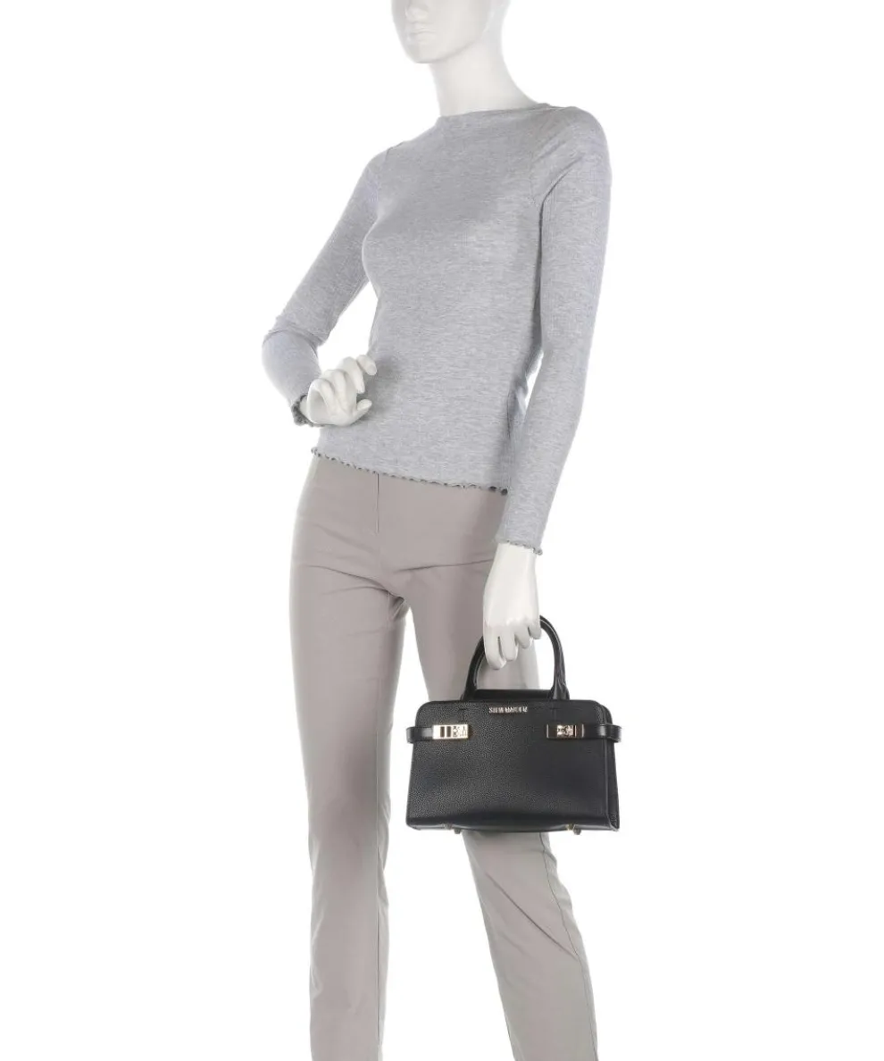 BLINDEN Handtasche Lederimitat schwarz