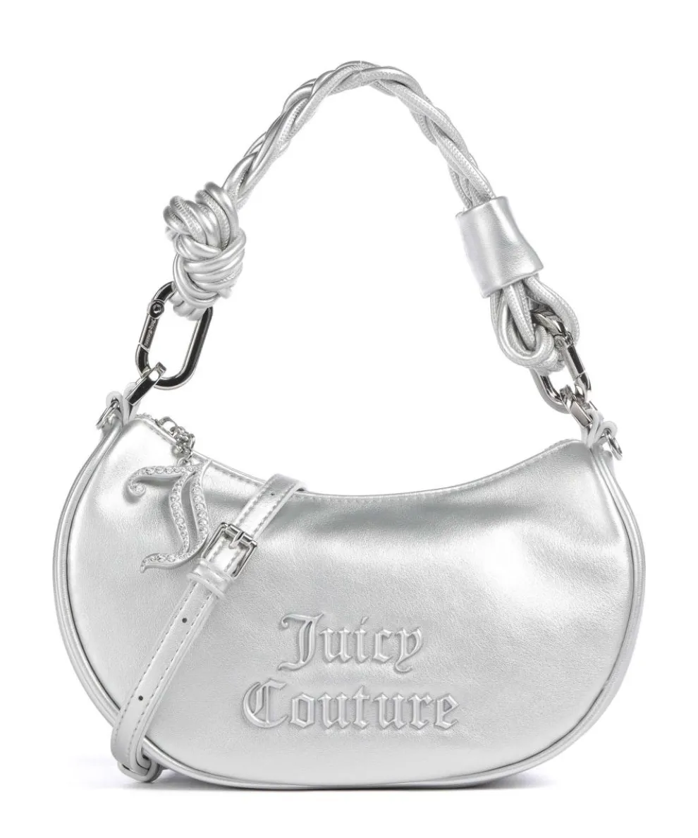 Blossom Twist S Schultertasche Lederimitat silber