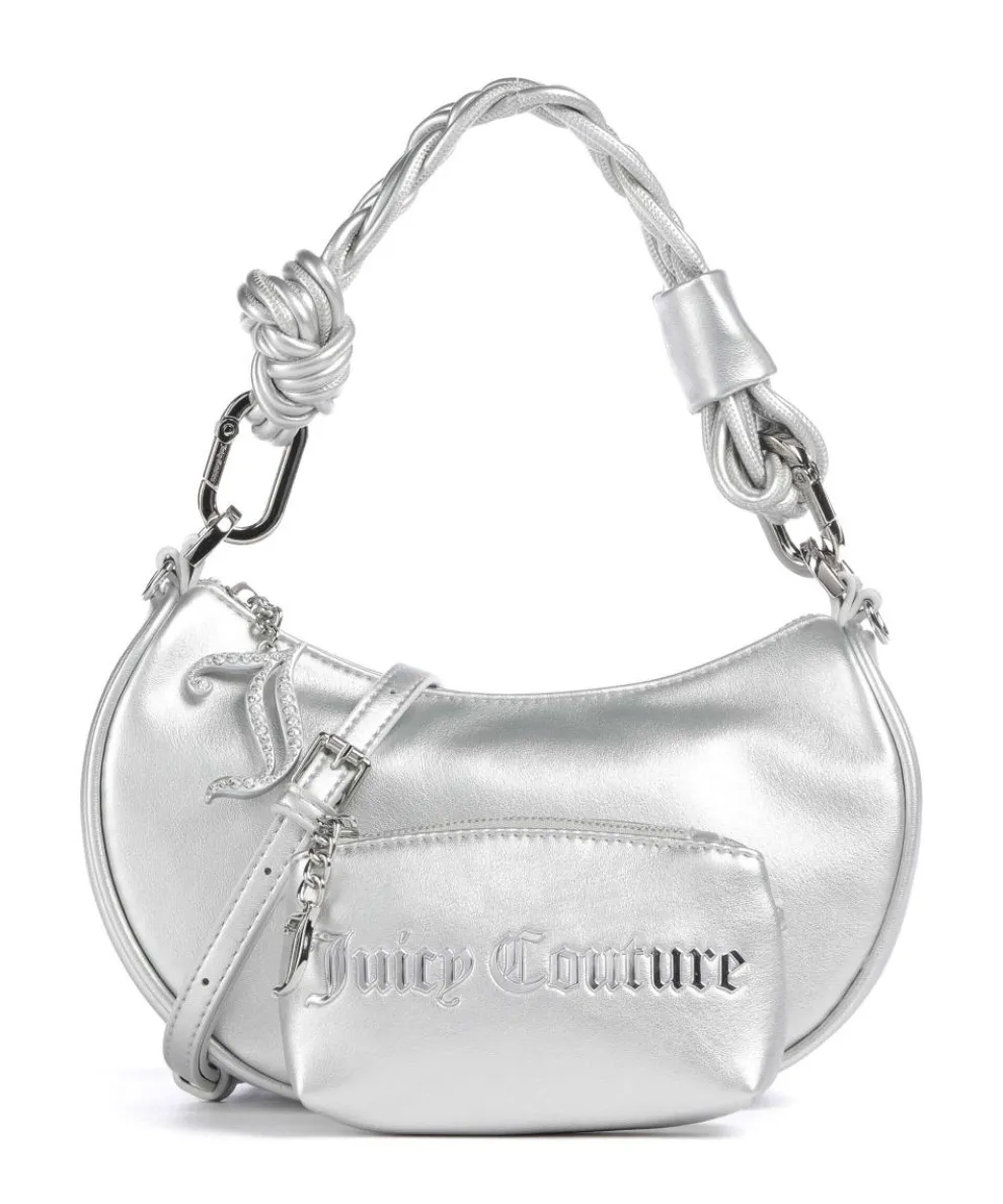 Blossom Twist S Schultertasche Lederimitat silber