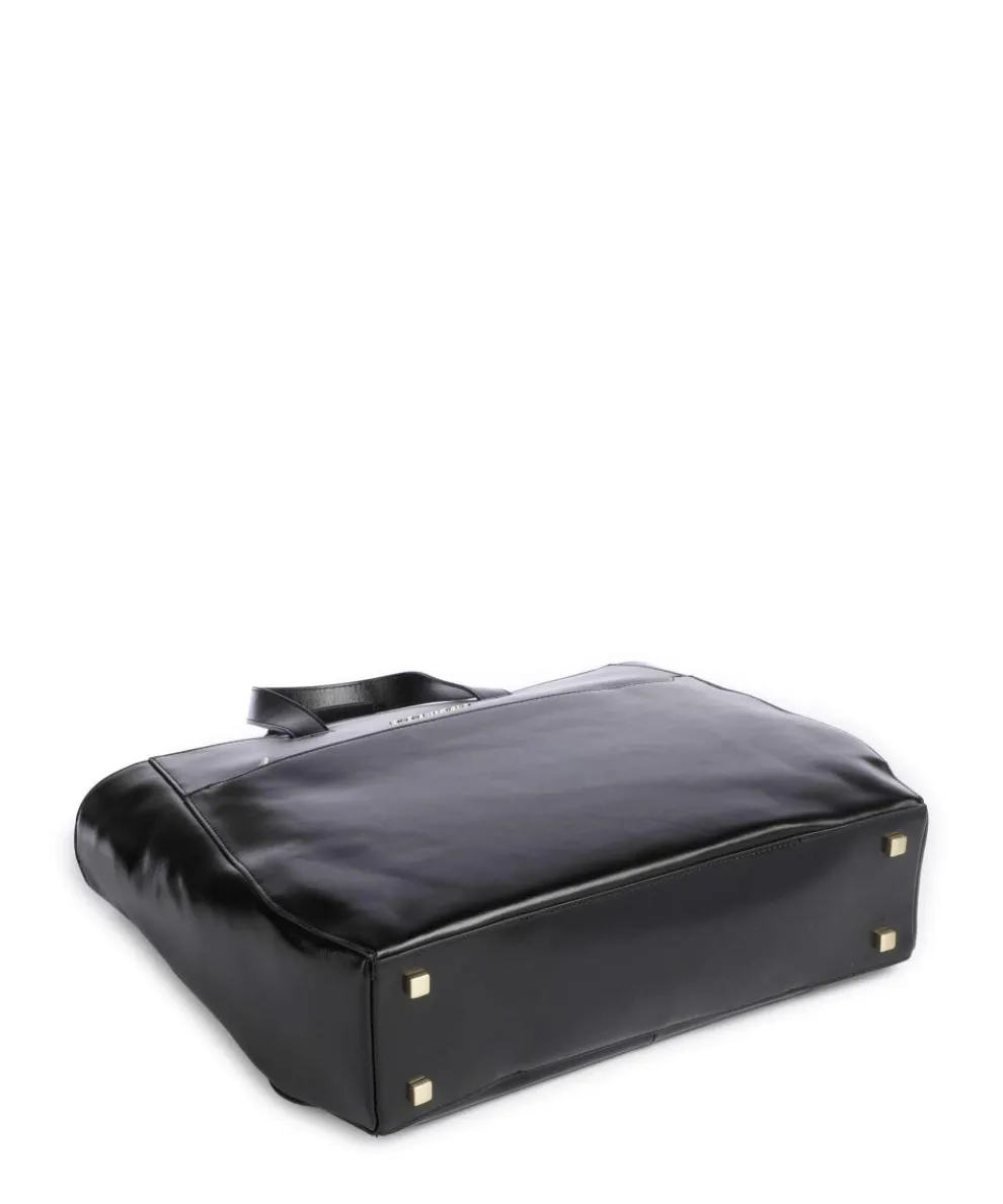 Blue Square Aktentasche 14″ fein genarbtes Rindsleder schwarz