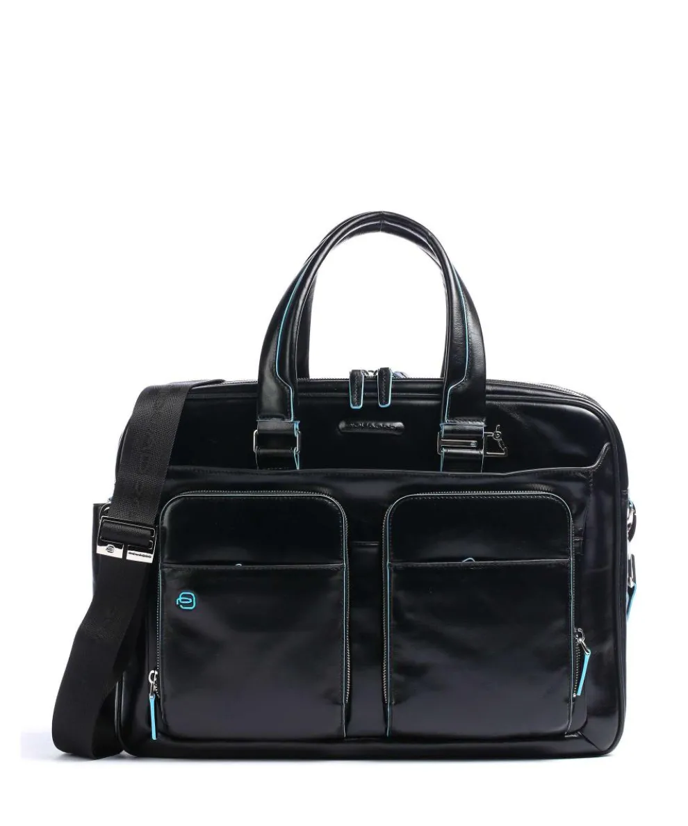 Blue Square Aktentasche 16″ Leder schwarz