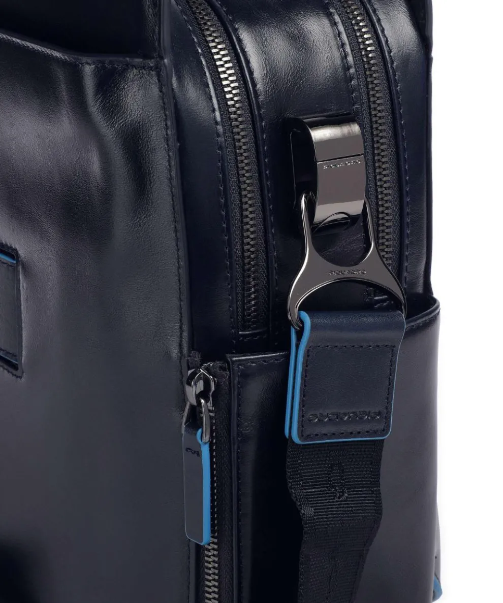 Blue Square Aktentasche 15″ fein genarbtes Rindsleder navy