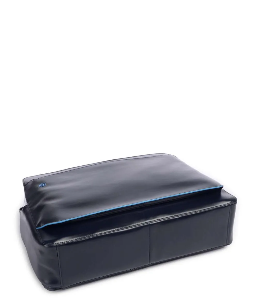 Blue Square Aktentasche 15″ fein genarbtes Rindsleder navy