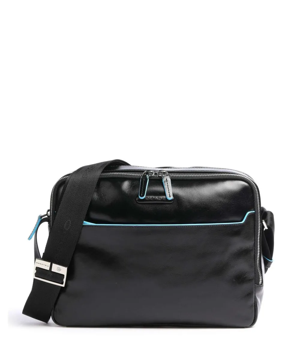 Blue Square Aktentasche Leder schwarz