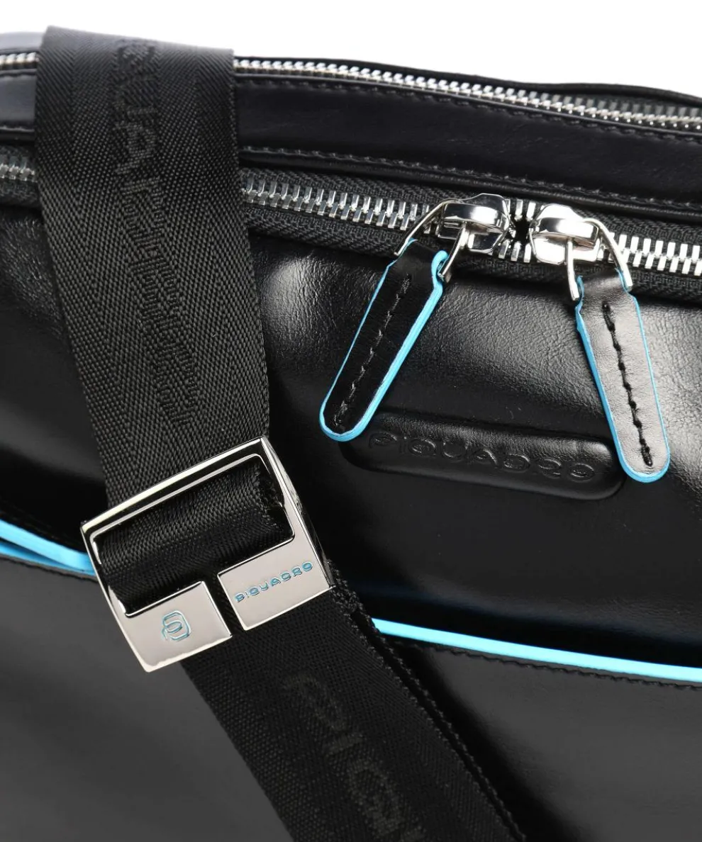 Blue Square Aktentasche Leder schwarz