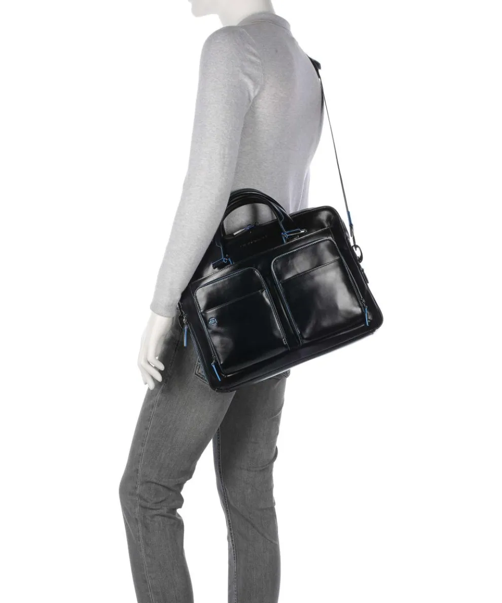 Blue Square Aktentasche 15″ Leder schwarz