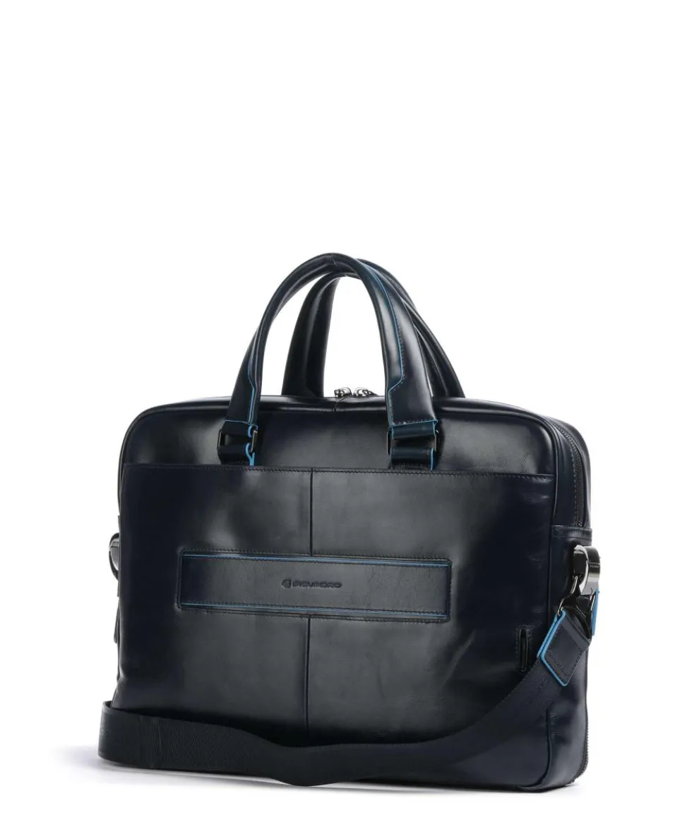 Blue Square Aktentasche 15″ Leder dunkelblau