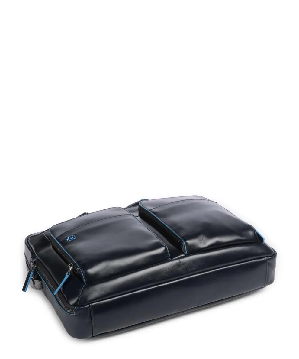 Blue Square Aktentasche 15″ Leder dunkelblau