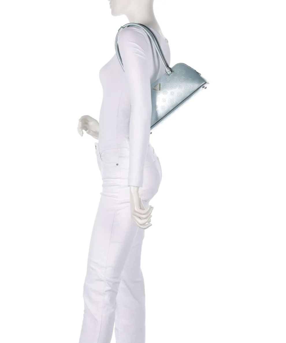 Arnela Schultertasche Lederimitat hellblau