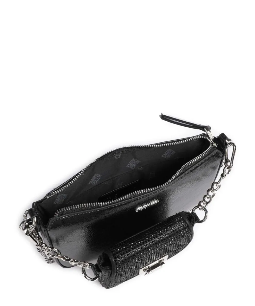 BNAIM-R Schultertasche Lederimitat schwarz