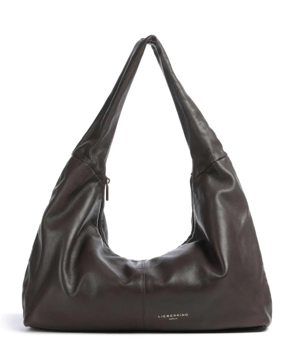 Bo Sheep Natural L Beuteltasche Schafsleder dunkelbraun