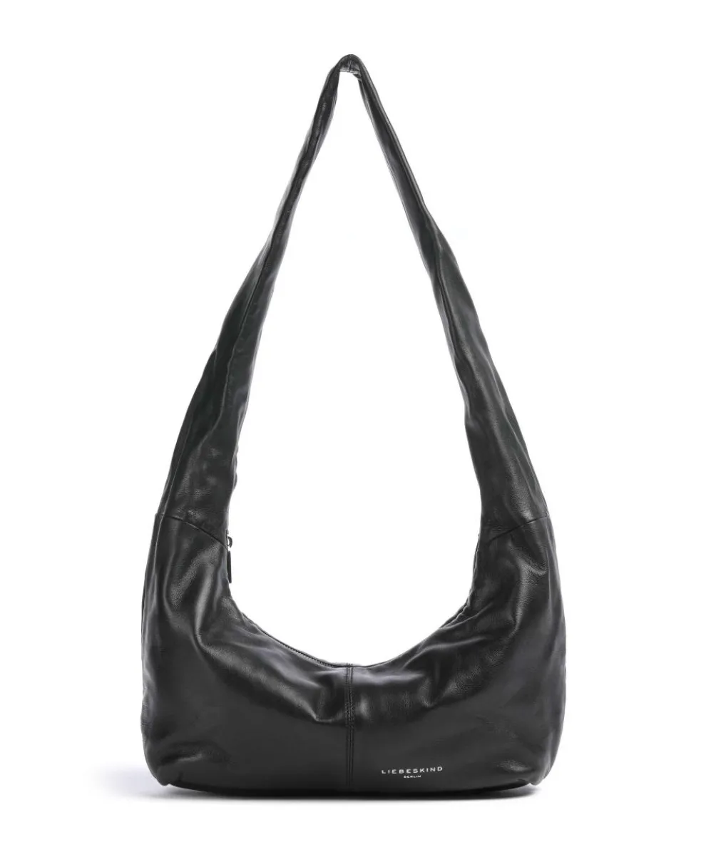 Bo Sheep Natural M Beuteltasche Schafsleder schwarz