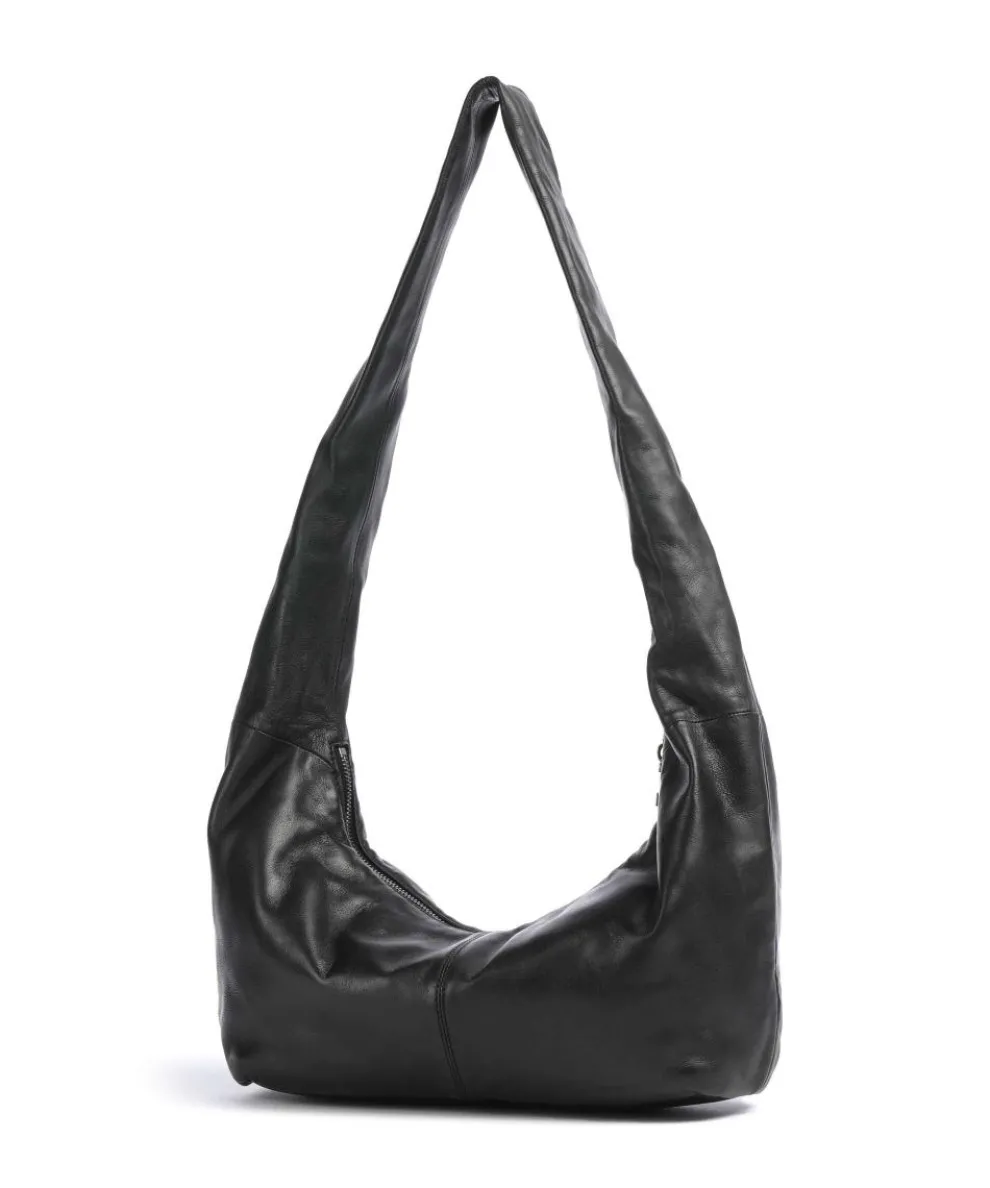 Bo Sheep Natural M Beuteltasche Schafsleder schwarz