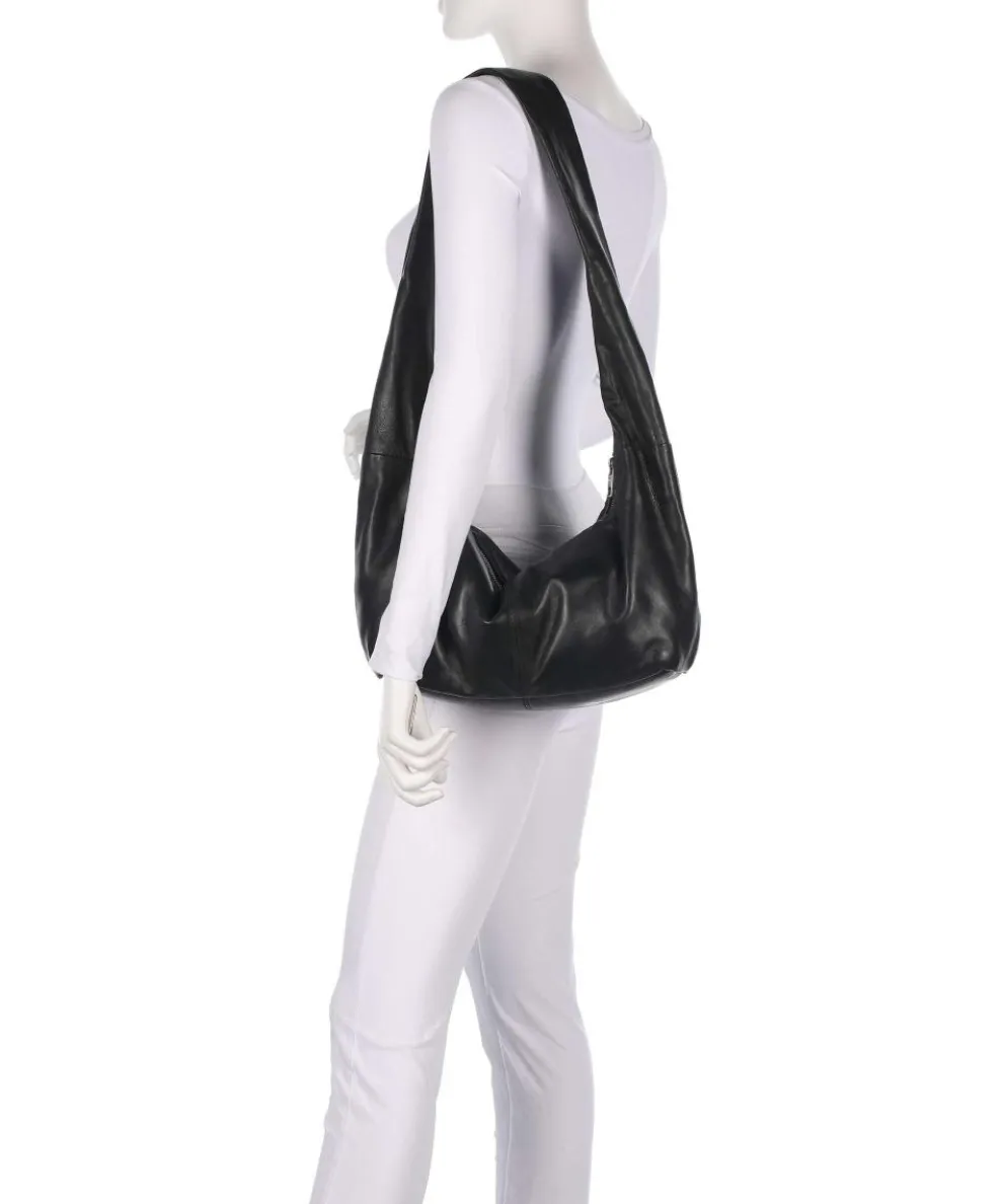 Bo Sheep Natural M Beuteltasche Schafsleder schwarz