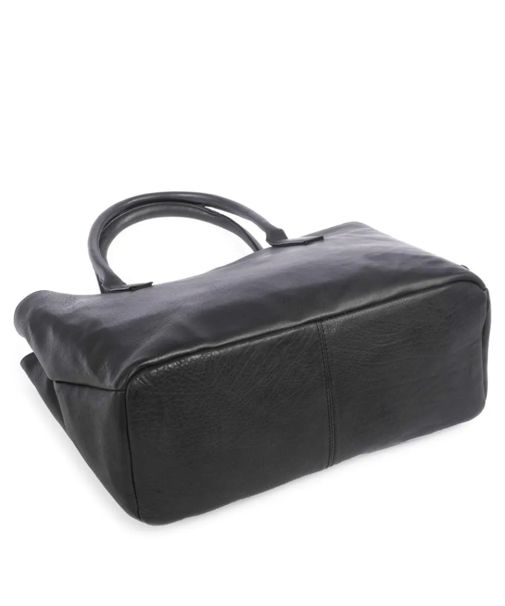 Bohemian Living Shopper Kalbsleder schwarz