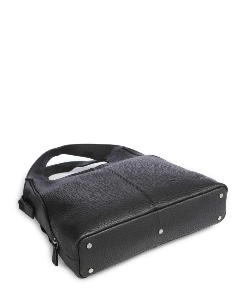 Boston Kirsten Handtasche genarbtes Leder schwarz