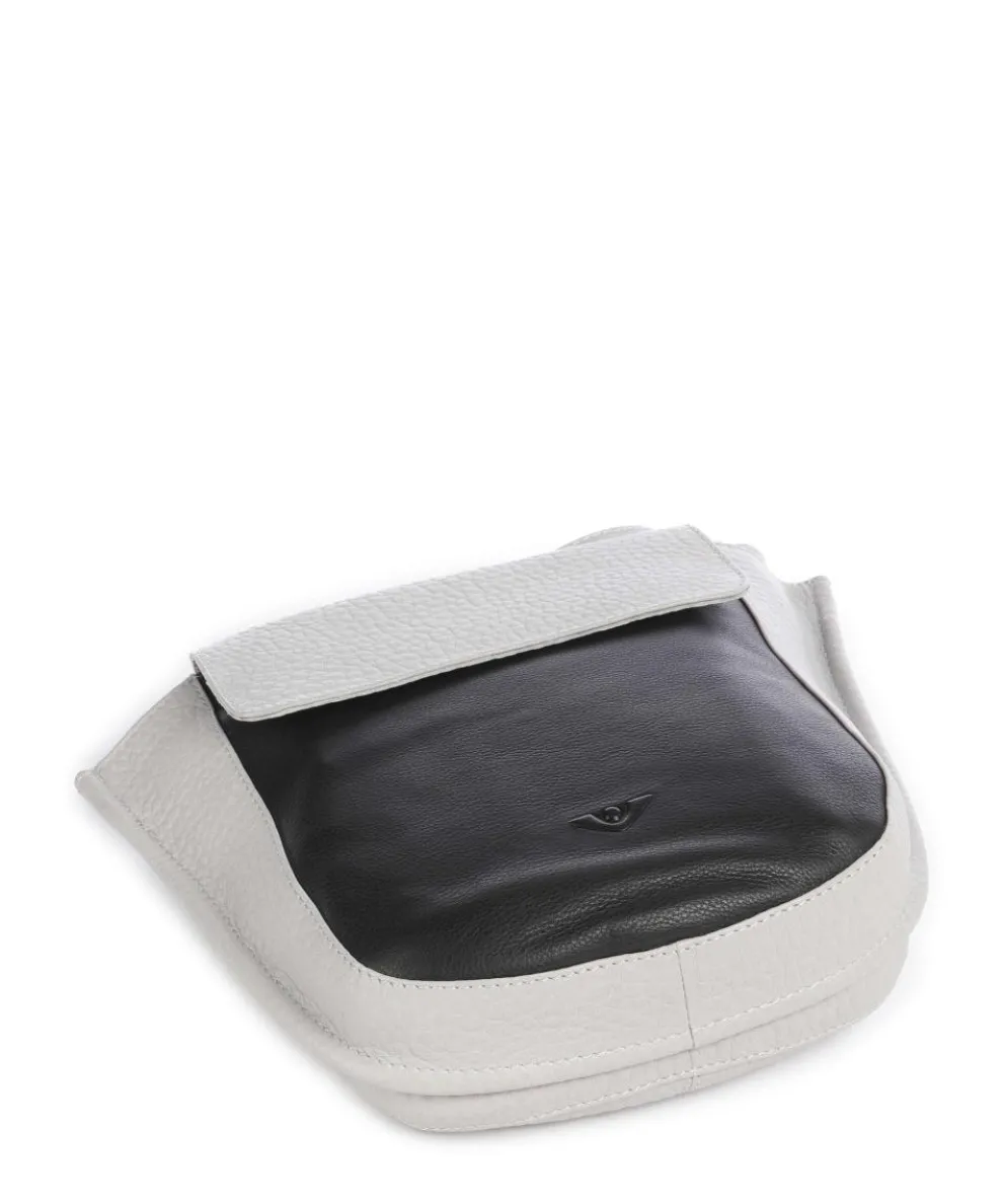 Boston Lorna Umhängetasche genarbtes Leder hellgrau