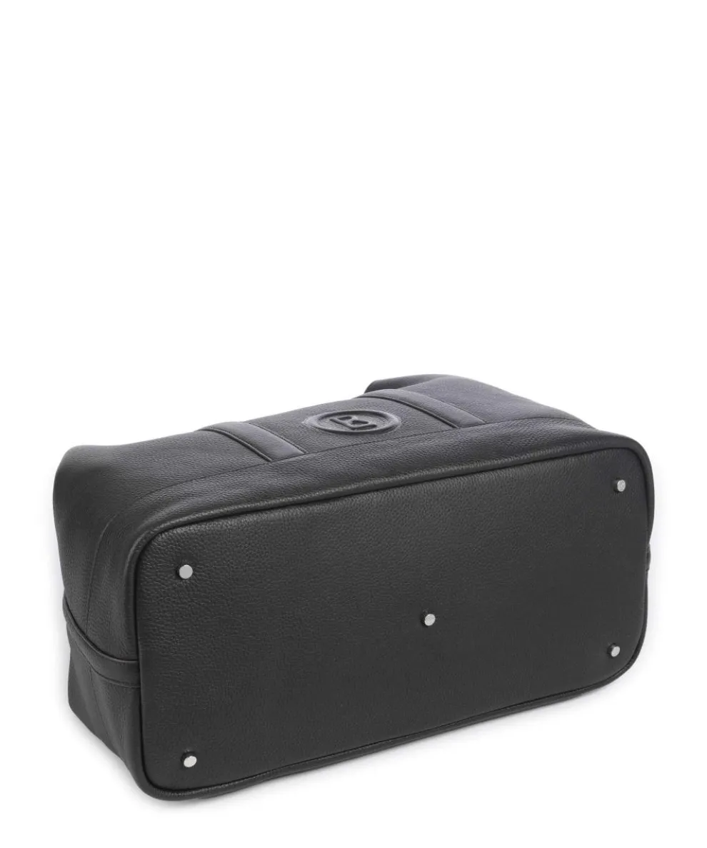 Bozen Theresa Shopper genarbtes Rindsleder schwarz