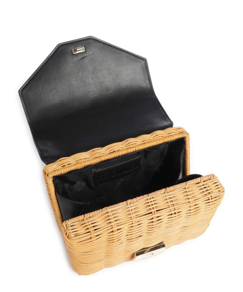 BPICNIC Umhängetasche Rattan natur/schwarz