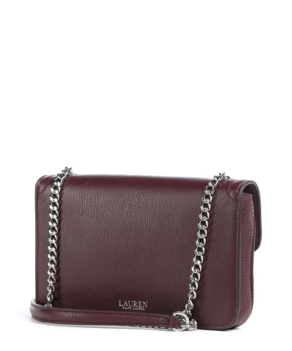 Bradley Large Geldbörse genarbtes Rindsleder wein