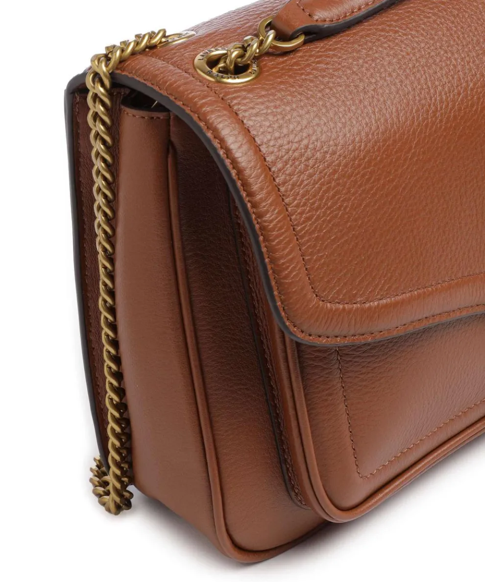 Bradley Medium Schultertasche genarbtes Rindsleder tan