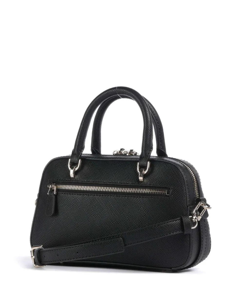 Bramina Handtasche Lederimitat schwarz