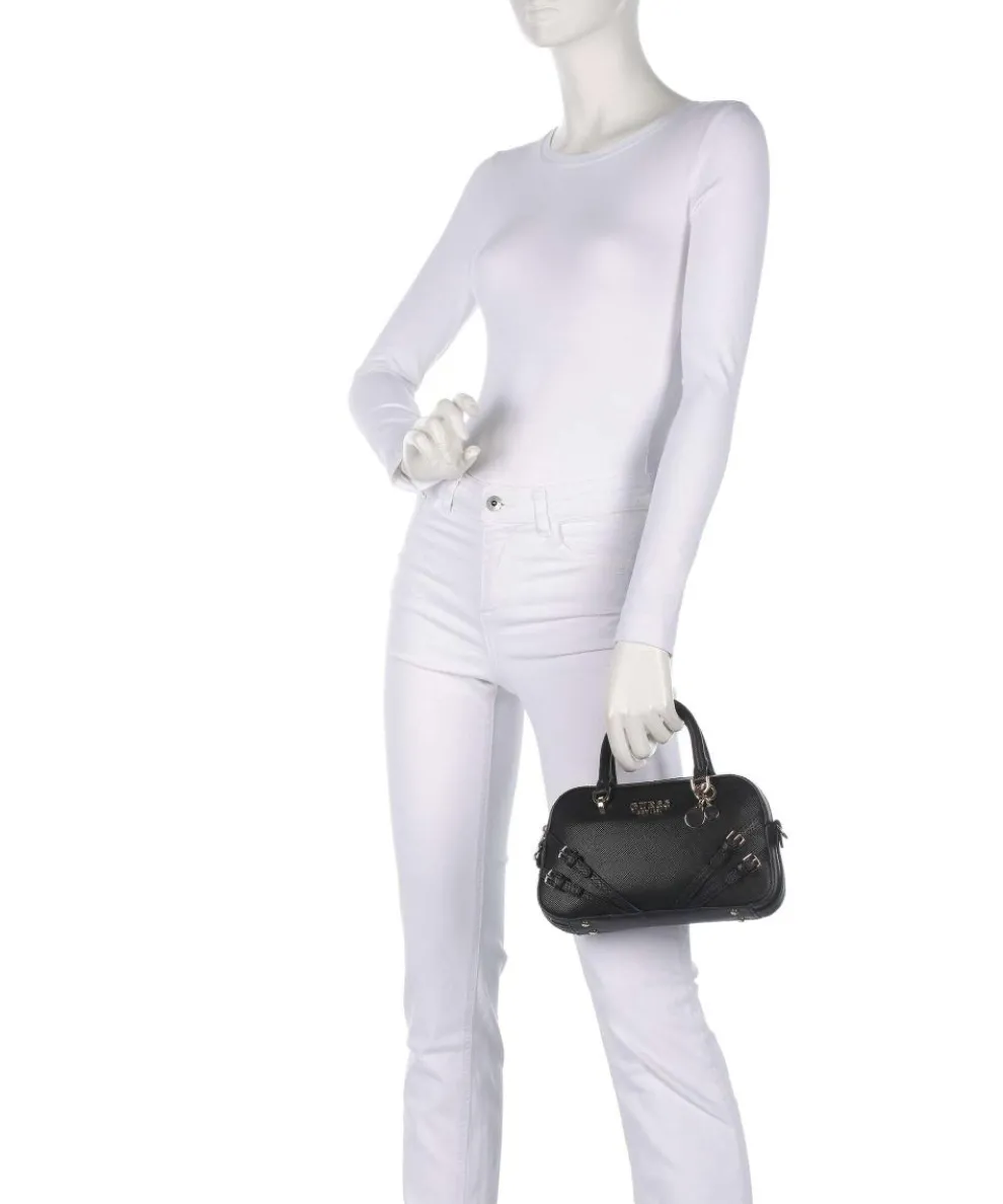 Bramina Handtasche Lederimitat schwarz