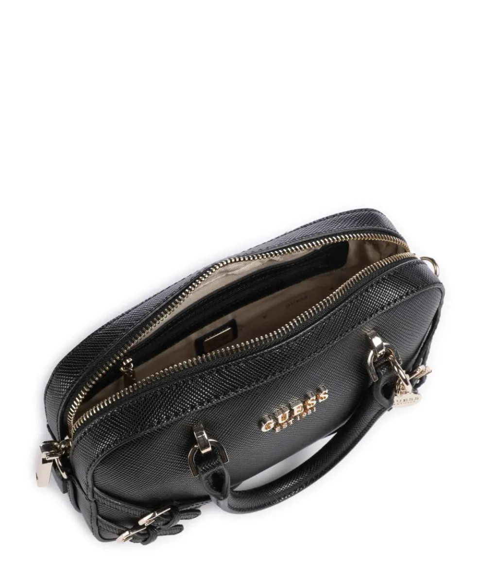 Bramina Handtasche Lederimitat schwarz