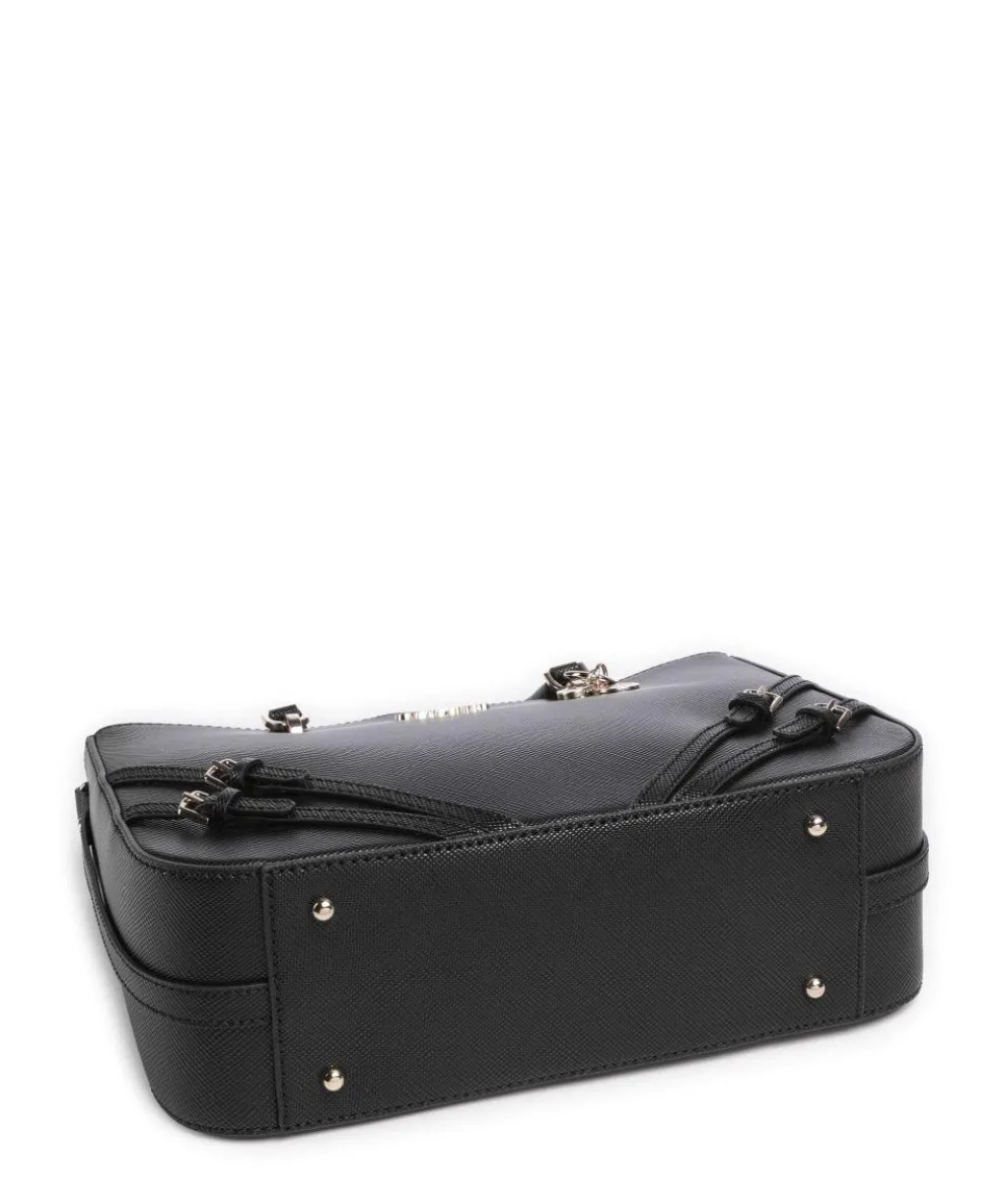 Bramina Handtasche Lederimitat schwarz