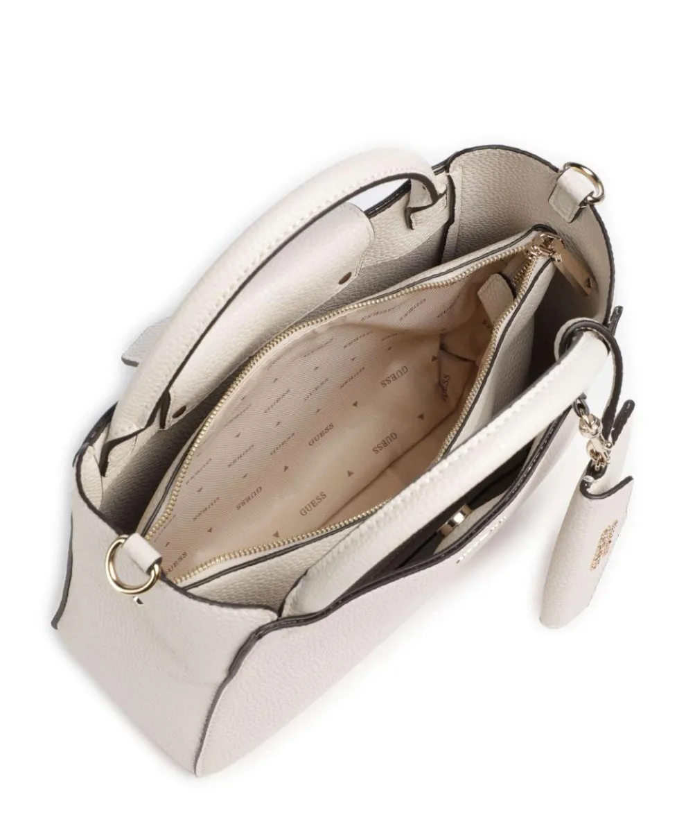 Brenton Handtasche Lederimitat creme