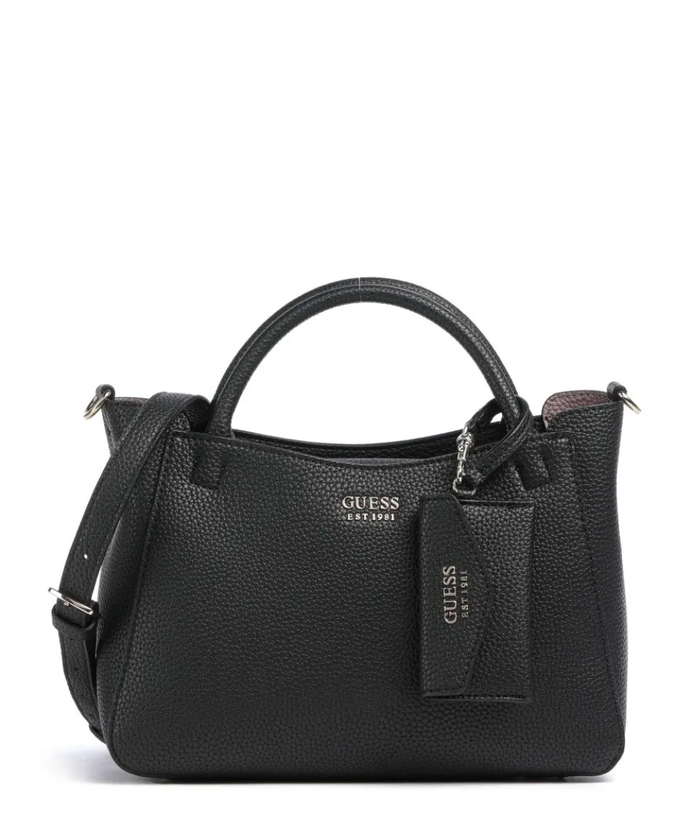 Brenton Handtasche Lederimitat schwarz