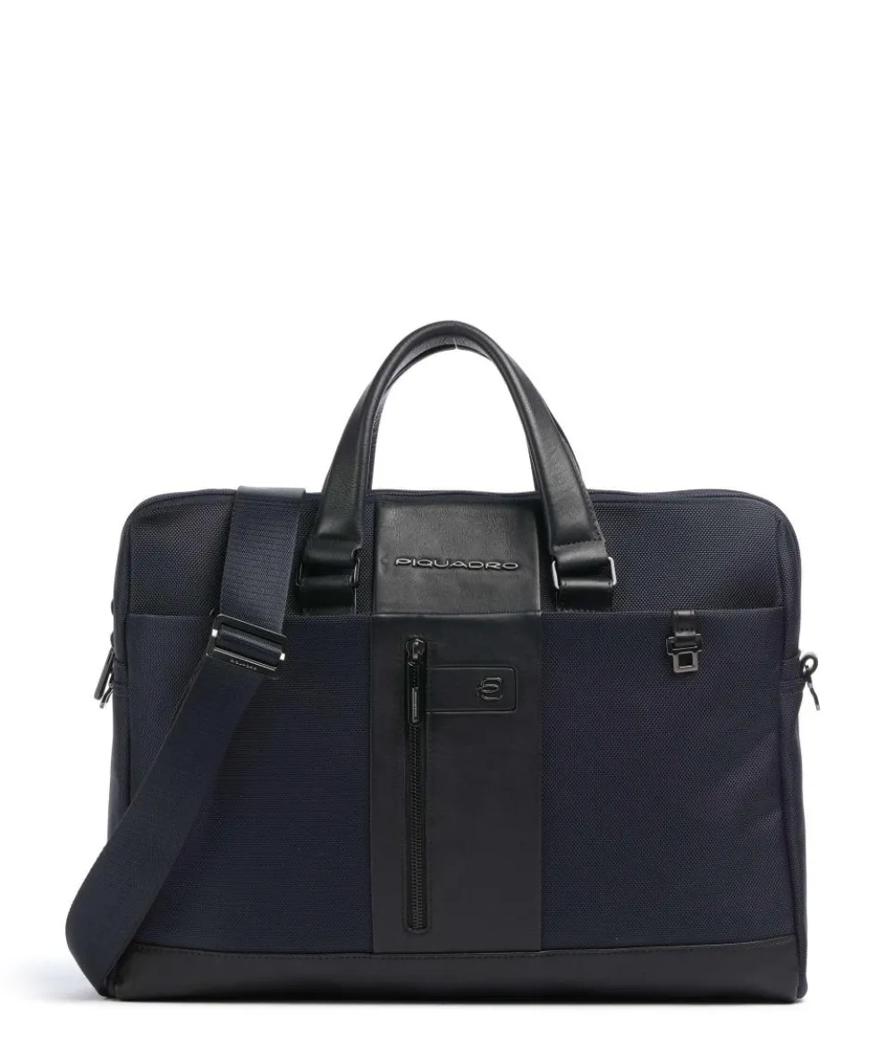 Brief 2 Aktentasche 15″ recyceltes Nylon dunkelblau