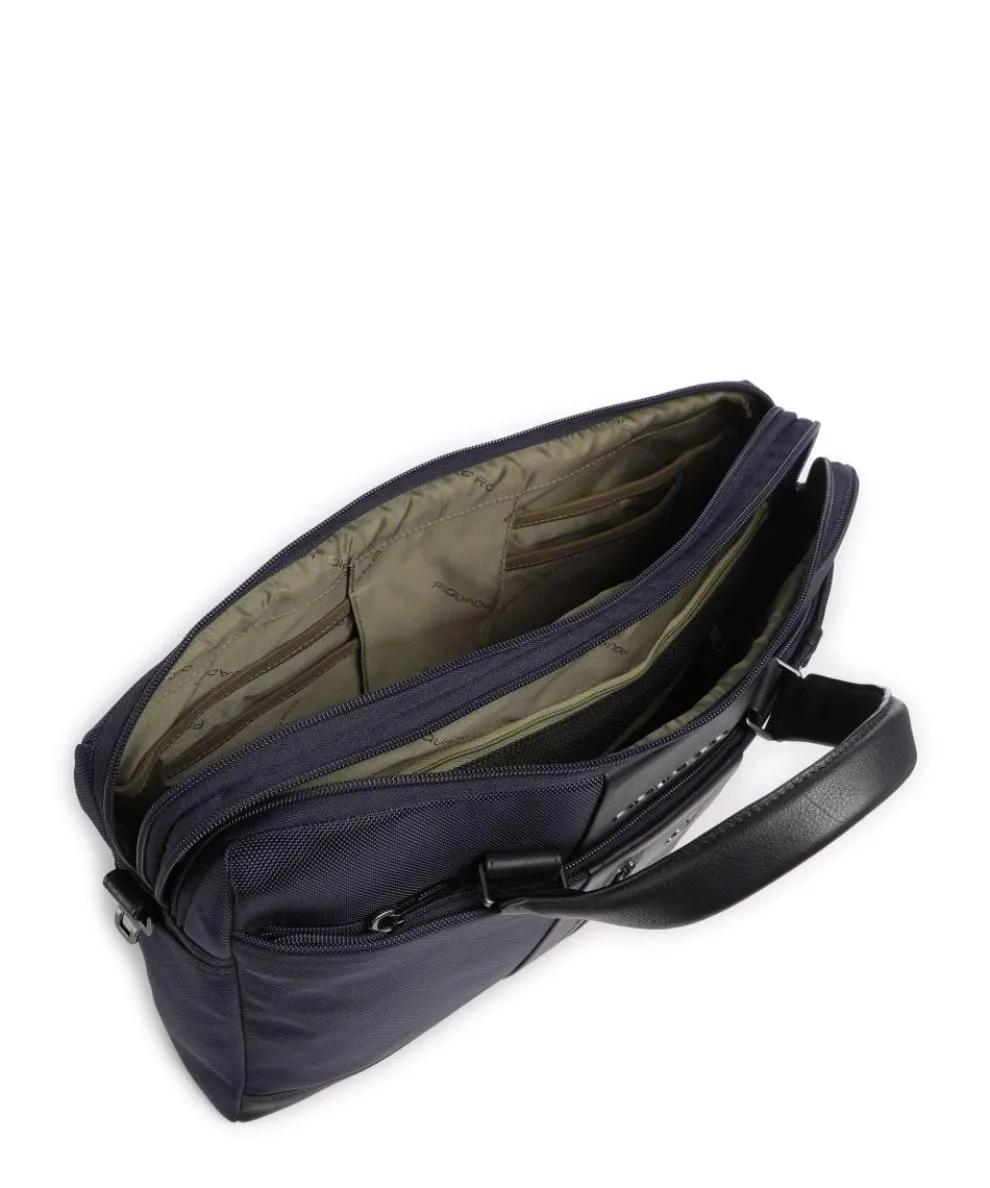 Brief 2 Aktentasche 15″ recyceltes Nylon dunkelblau