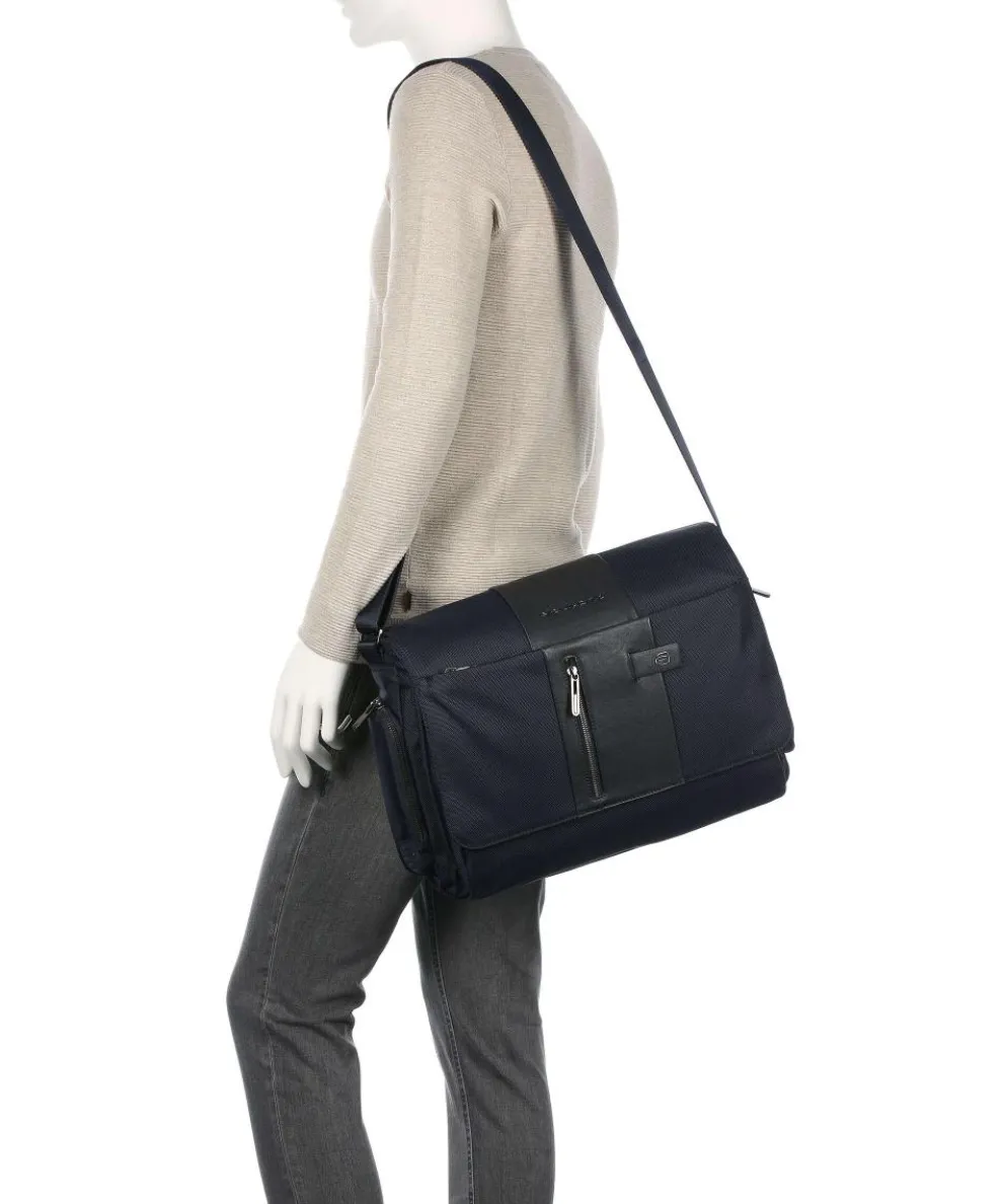 Brief 2 Aktentasche 14″ recyceltes Nylon dunkelblau