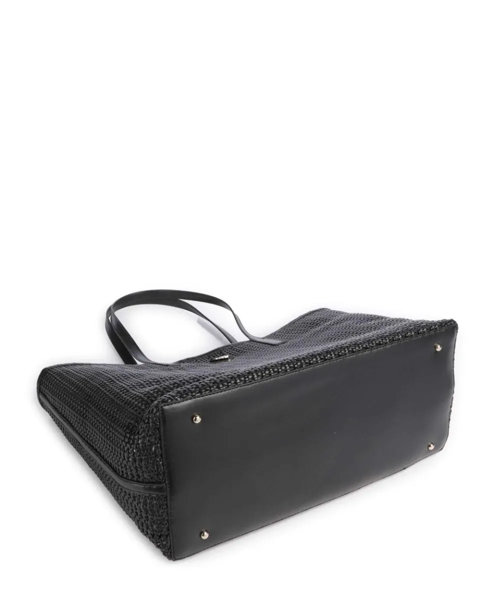 Brigitta Shopper Lederimitat schwarz