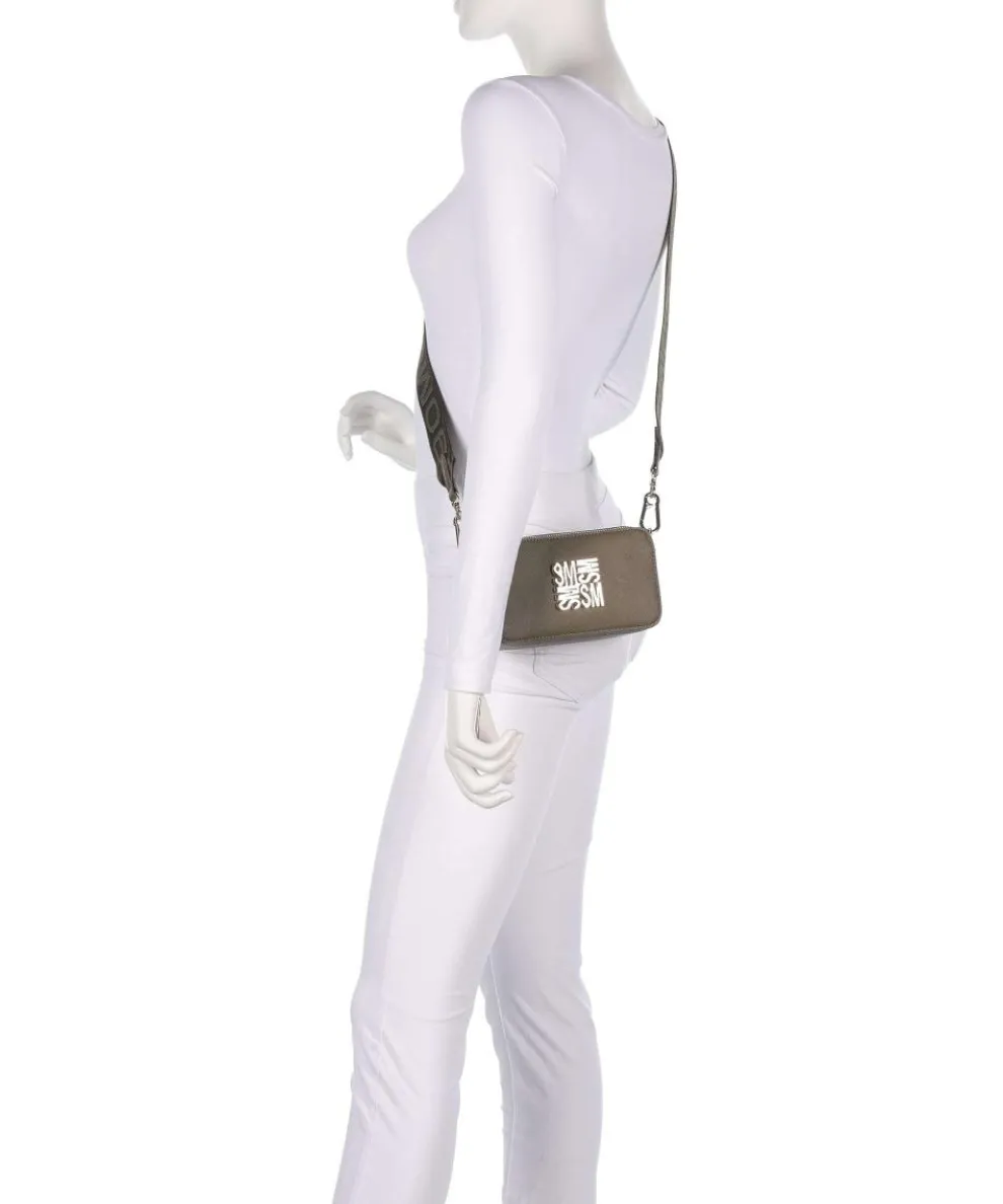 BRISA Umhängetasche Lederimitat olivgrün