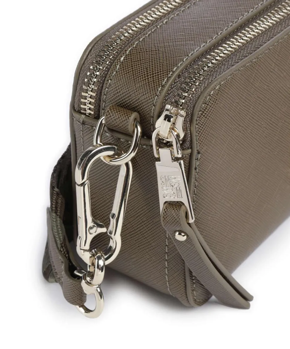 BRISA Umhängetasche Lederimitat olivgrün