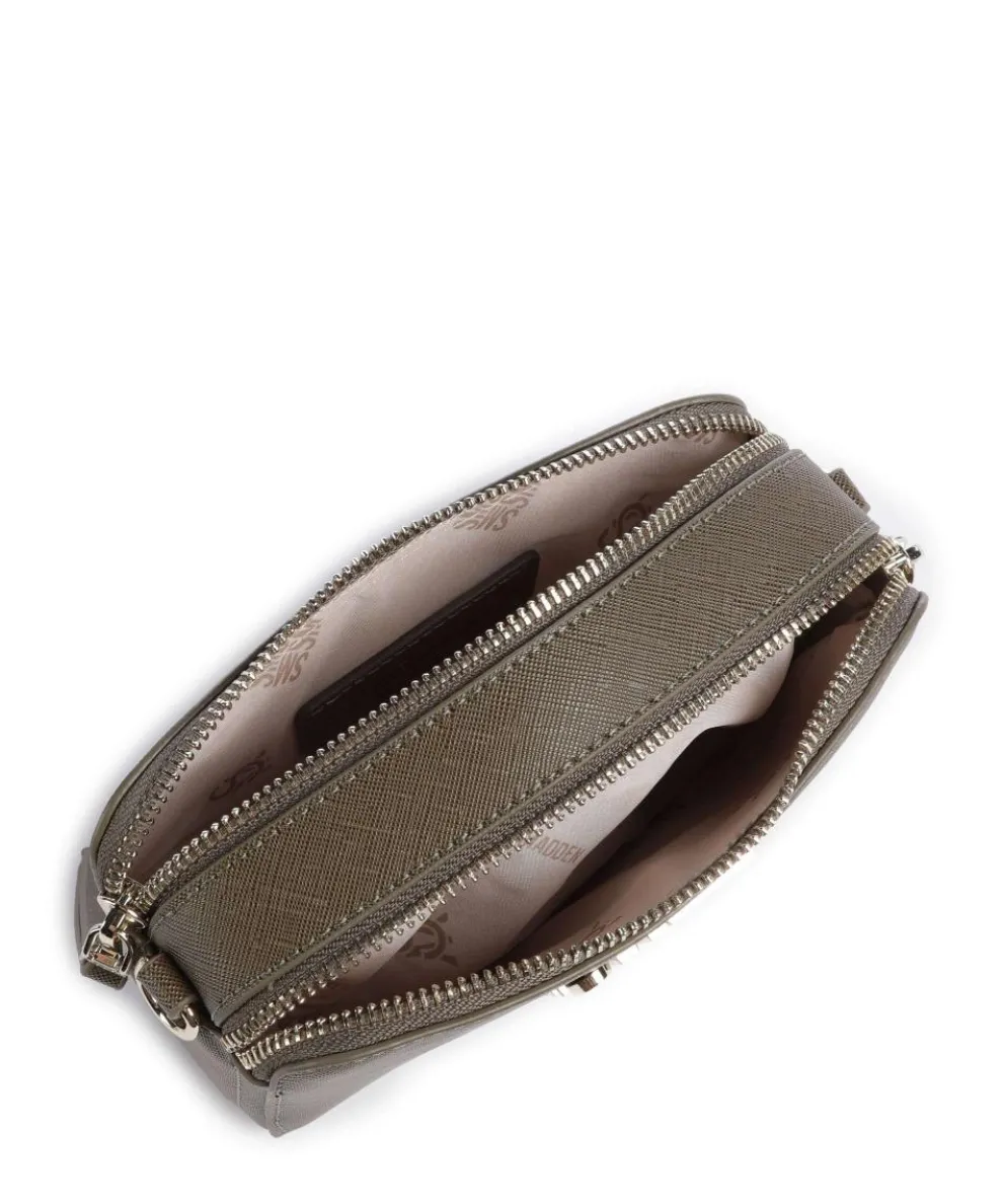 BRISA Umhängetasche Lederimitat olivgrün