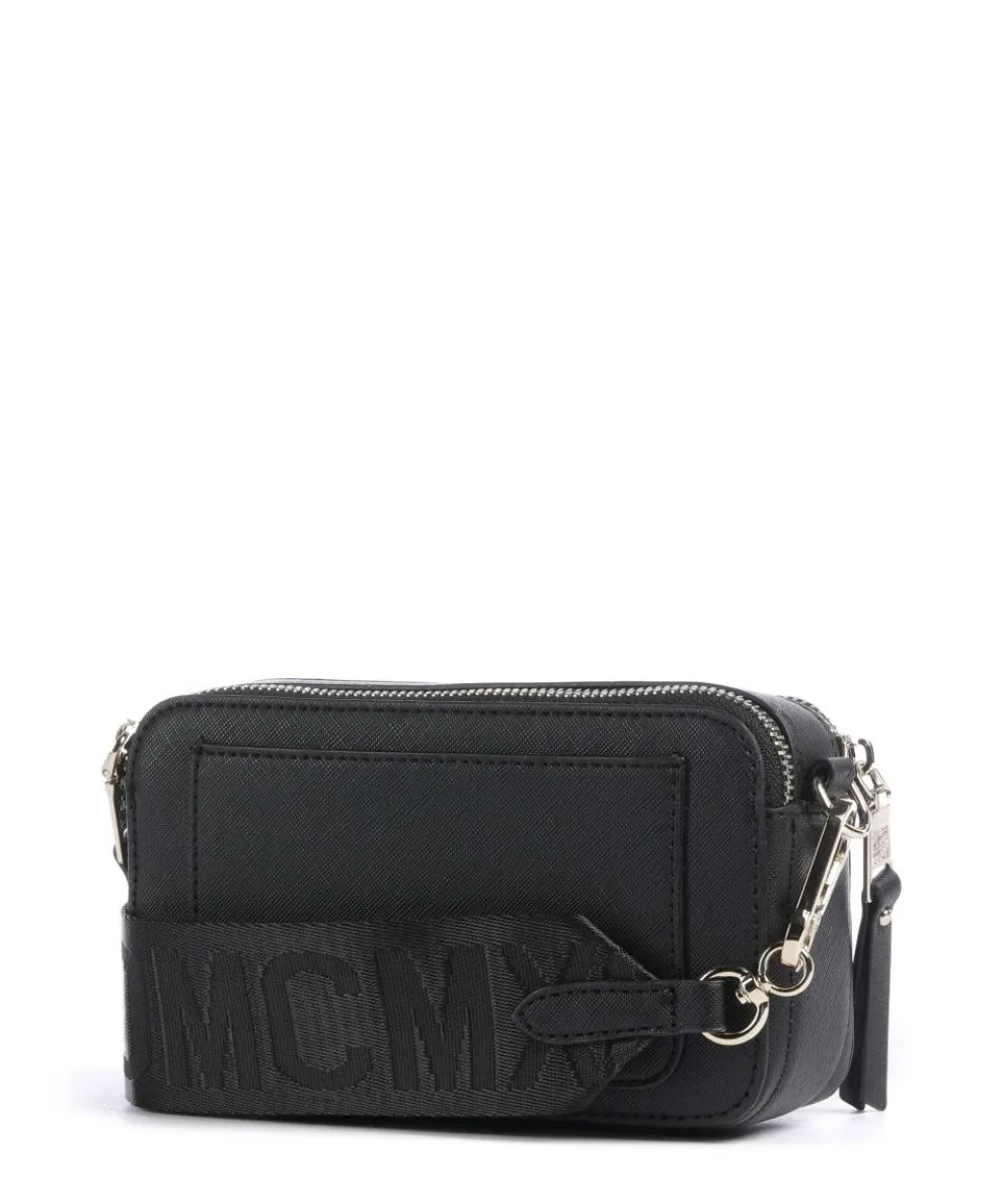 BRISA Umhängetasche Lederimitat schwarz