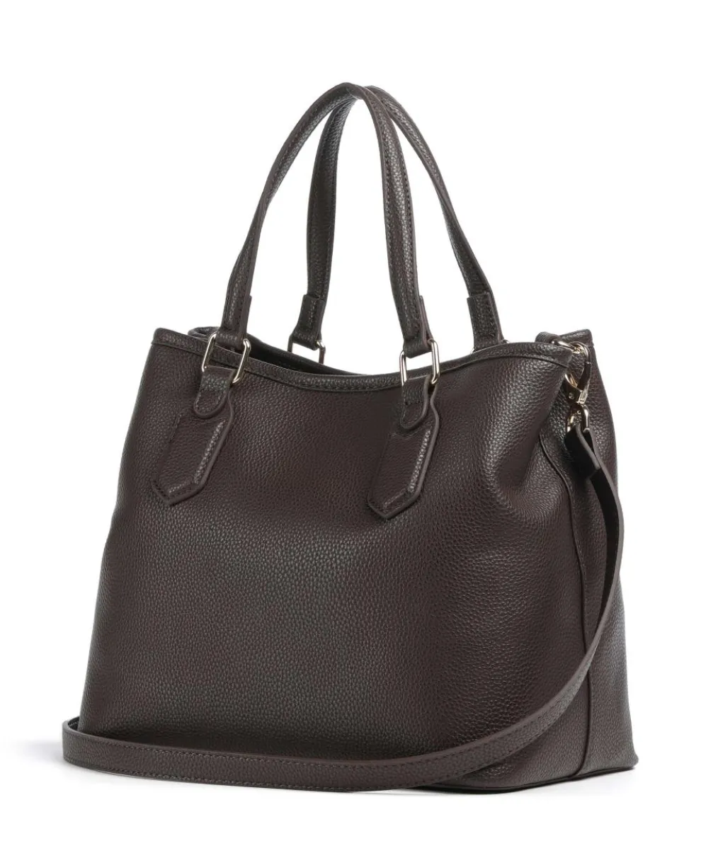 Brixton Handtasche Lederimitat dunkelbraun