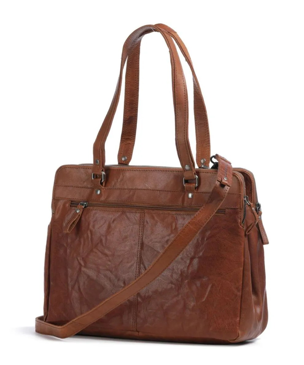 Bronco Shopper 15″ Büffelleder cognac