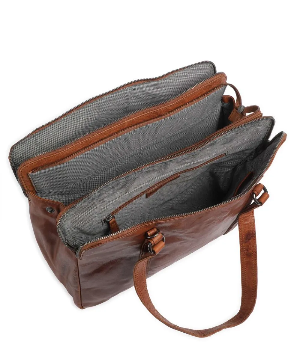 Bronco Shopper 15″ Büffelleder cognac